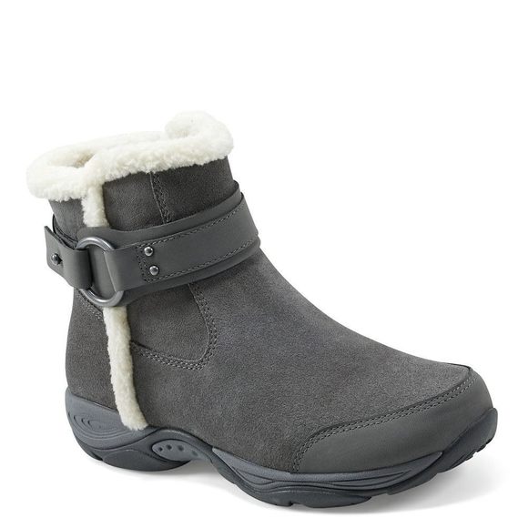 Easy Spirit Women's Elinor Ankle Boot, Grey Suede, 9 - Picture 1 of 1